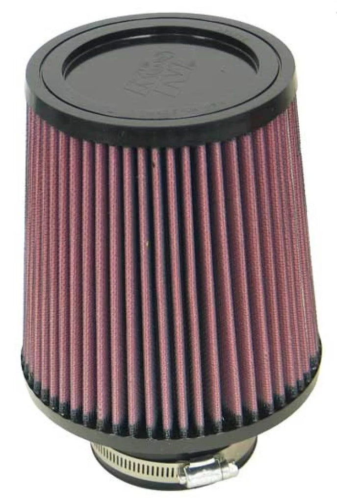 K&N Filter 3 inch Flange 6 inch Base 5 Top 6 1/2 inch Height - Side View
