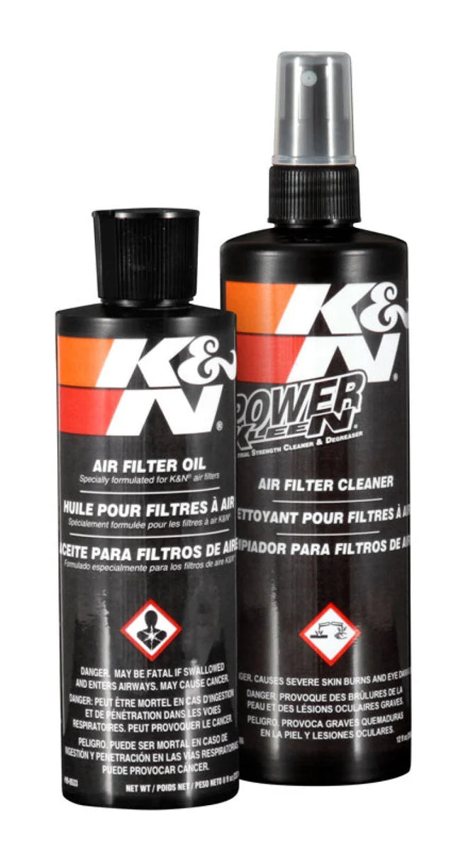 K&N Filter Cleaning Kit - Installation View