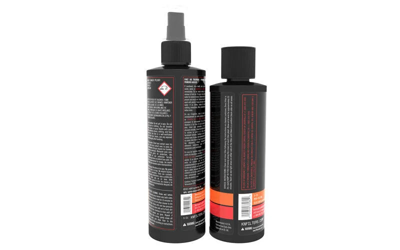 K&N Filter Cleaning Kit - Squeeze Black - Installation View