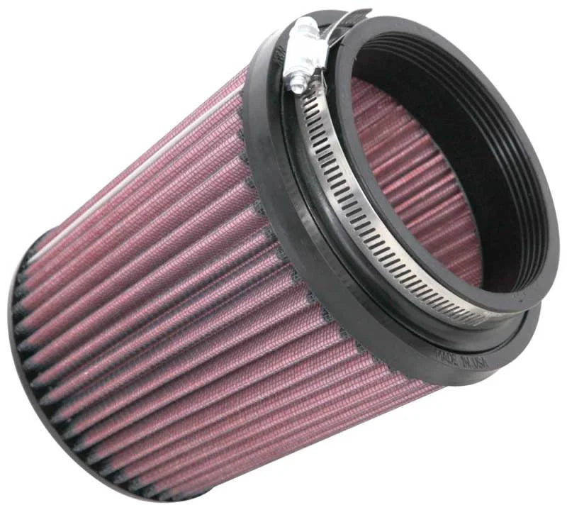 K&N Filter Universal Air Filter 3-15/16in FLG / 5-15/32in OD / 7in H - Side View