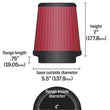 Load image into Gallery viewer, K&amp;N Filter Universal Air Filter 3-15/16in FLG / 5-15/32in OD / 7in H - Additional View 10