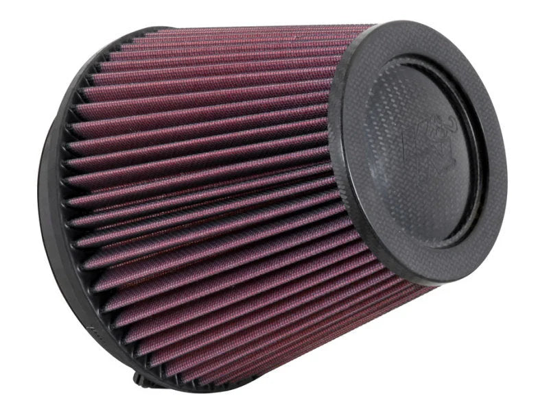 K&N Filter Universal Air Filter Carbon Fiber Top With 6in Flange x 7.5in Base x 6in H - Main Product View