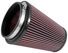 Load image into Gallery viewer, K&amp;N Filter Universal Clamp-On Air Filter 5in Flange / 6-1/2in Base / 4-3/8in Top / 8in Height - Side View