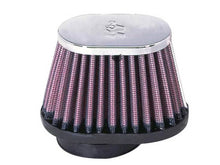 Load image into Gallery viewer, K&amp;N Filter Universal Clamp-On Filter 2in Flange / 2-23/32in Base / 3in x 2in Top / 2-3/4in Height - Main Product View
