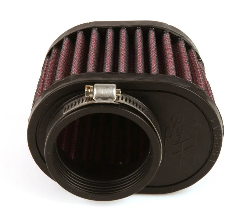 K&N Filter Universal Clamp-On Filter 2in Flange / 2-23/32in Base / 3in x 2in Top / 2-3/4in Height - Side View