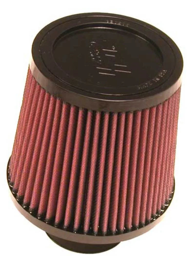 K&N Filter Universal Clamp-On Filter-Round Tapered 2.75in Flange ID x 6in Base OD x 5in Top OD - Side View