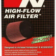 Load image into Gallery viewer, K&amp;N Filter Universal Filter Round Straight 2.75in Flange ID / 4in OD / 6in Height / 20 deg Angle - Back View