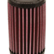 Load image into Gallery viewer, K&amp;N Filter Universal Rubber Filter 1-11/16in FLG / 3in OD / 5in Height - Back View