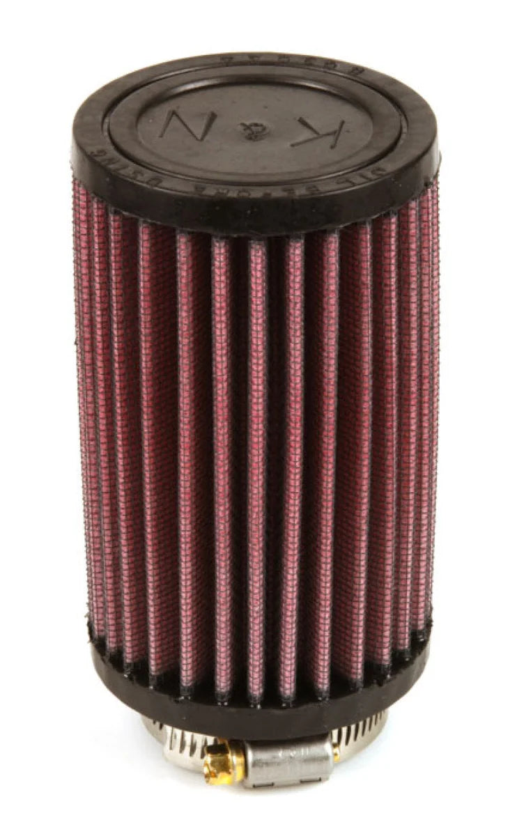K&N Filter Universal Rubber Filter 1-11/16in FLG / 3in OD / 5in Height - Back View