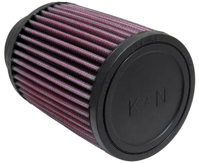 K&N Filter Universal Rubber Filter 2 3/4 inch 10 Degree Flange 4 inch OD 5 inch Height - Main Product View
