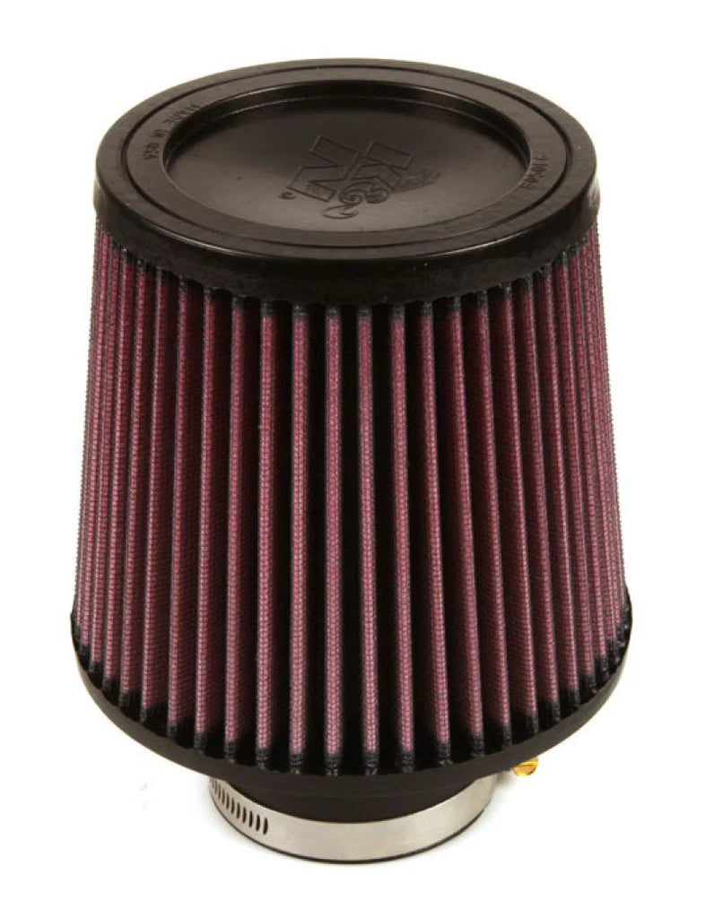 K&N Filter Universal Rubber Filter 2 3/4 inch Flange 6 inch Base 5 inch Top 5 1/2 inch Height - Side View