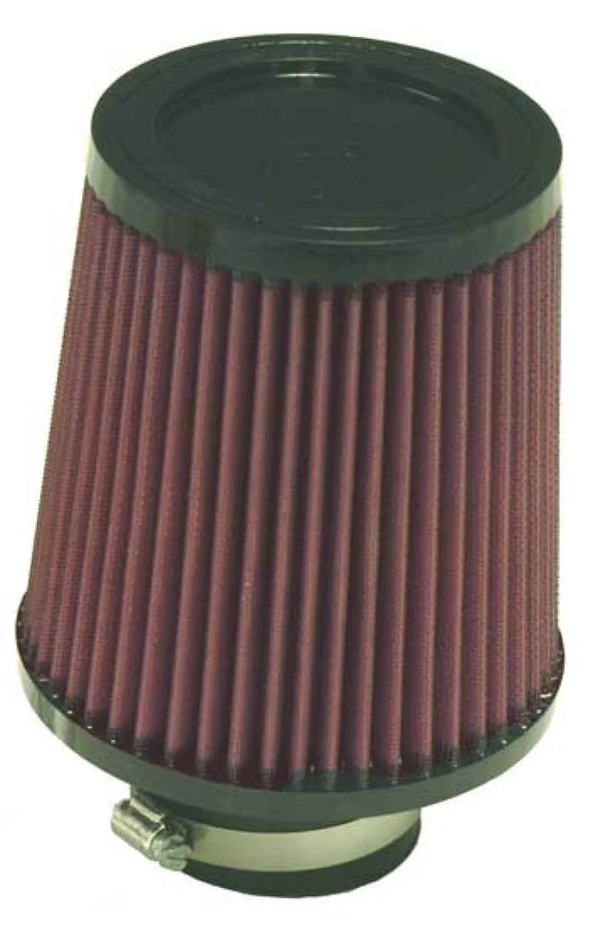 K&N Filter Universal Rubber Filter 2 3/4 inch Flange 6 inch Base 5 inch Top 6 1/2 inch Height - Back View