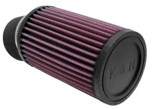 Load image into Gallery viewer, K&amp;N Filter Universal Rubber Filter 2 7/16 inch 20 Degree Flange 3 3/4 inch OD 6 inch Height - Main Product View