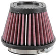 Load image into Gallery viewer, K&amp;N Filter Universal Rubber Filter 2 7/16 inch Flange 4.5x3.75 inch Base 3.5x2.5 inch Top 2.75 inch - Main Product View