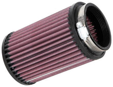 Load image into Gallery viewer, K&amp;N Filter Universal Rubber Filter 2 7/8 inch Flange 4 inch OD 6 inch Height - Side View