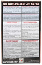 Load image into Gallery viewer, K&amp;N Filter Universal Rubber Filter 2-9/16in Flange, 4-1/2in OD-B, 4-5/16in OD-T, 5 inch Height - Back View