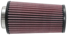 Load image into Gallery viewer, K&amp;N Filter Universal Rubber Filter 2.75in Flange 4.75in Base 4in Top 8in Height - Back View