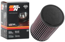 Load image into Gallery viewer, K&amp;N Filter Universal Rubber Filter 2.75in Flange 4.75in Base 4in Top 8in Height - Installation View