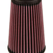 Load image into Gallery viewer, K&amp;N Filter Universal Rubber Filter 3 1/2 inch Flange 4 5/8 inch Base 3 1/2 inch Top 7 inch Height - Back View