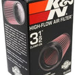 Load image into Gallery viewer, K&amp;N Filter Universal Rubber Filter 3 1/2 inch Flange 4 5/8 inch Base 3 1/2 inch Top 7 inch Height - Additional View 5