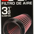 Load image into Gallery viewer, K&amp;N Filter Universal Rubber Filter 3 1/2 inch Flange 4 5/8 inch Base 3 1/2 inch Top 7 inch Height - Additional View 7