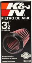 Load image into Gallery viewer, K&amp;N Filter Universal Rubber Filter 3 1/2 inch Flange 4 5/8 inch Base 3 1/2 inch Top 7 inch Height - Additional View 7