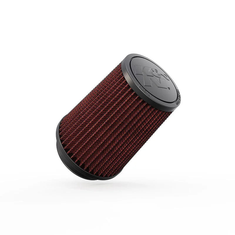 K&N Filter Universal Rubber Filter 3  Flange 4 1/2 Base inch 3 1/2 inch Top 5 3/4 inch Height - Back View