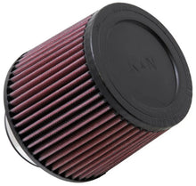 Load image into Gallery viewer, K&amp;N Filter Universal Rubber Filter 3in Flange ID 6in Base OD 5.125in Top OD 5in Height - Main Product View