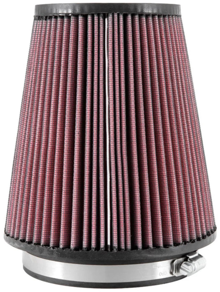 K&N Filter Universal Rubber Filter 5 inch Flange 6 1/2 inch Base 4 3/8 inch Top 7 inch Height - Additional View 6