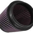 Load image into Gallery viewer, K&amp;N Filter Universal Rubber Filter 5in Flange 6.5in Base 4.5in Top 5.5in Height - Side View