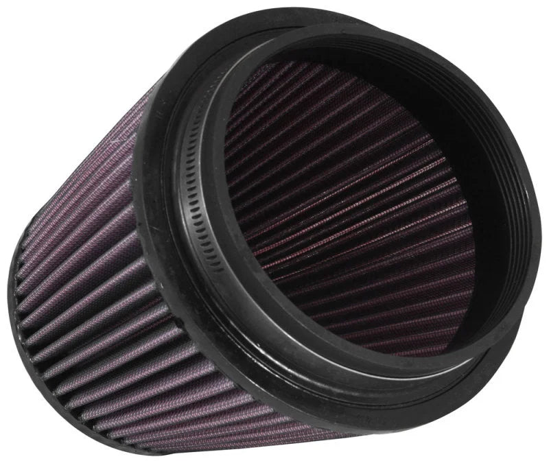 K&N Filter Universal Rubber Filter 5in Flange 6.5in Base 4.5in Top 5.5in Height - Side View