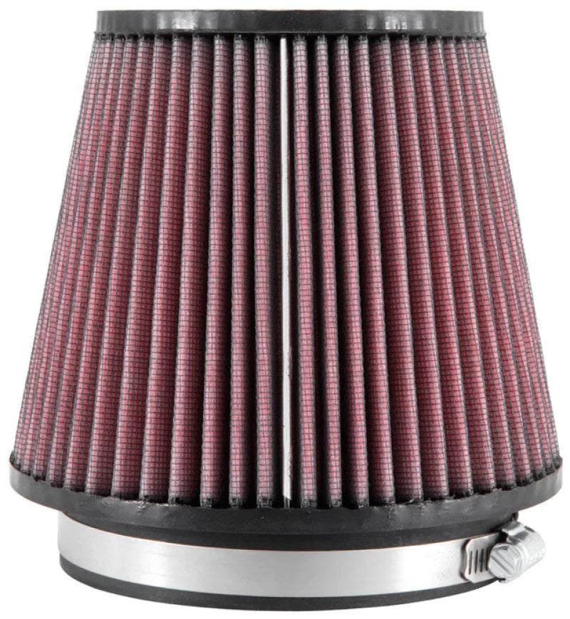 K&N Filter Universal Rubber Filter 5in Flange 6.5in Base 4.5in Top 5.5in Height - Installation View