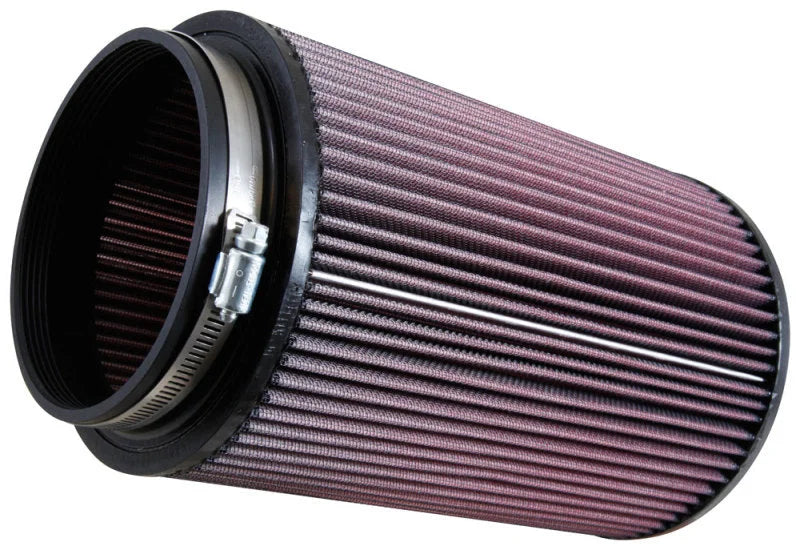 K&N Filter Universal Rubber Filter 5in Flange ID / 6.5in OD / 10in Height - Detail View
