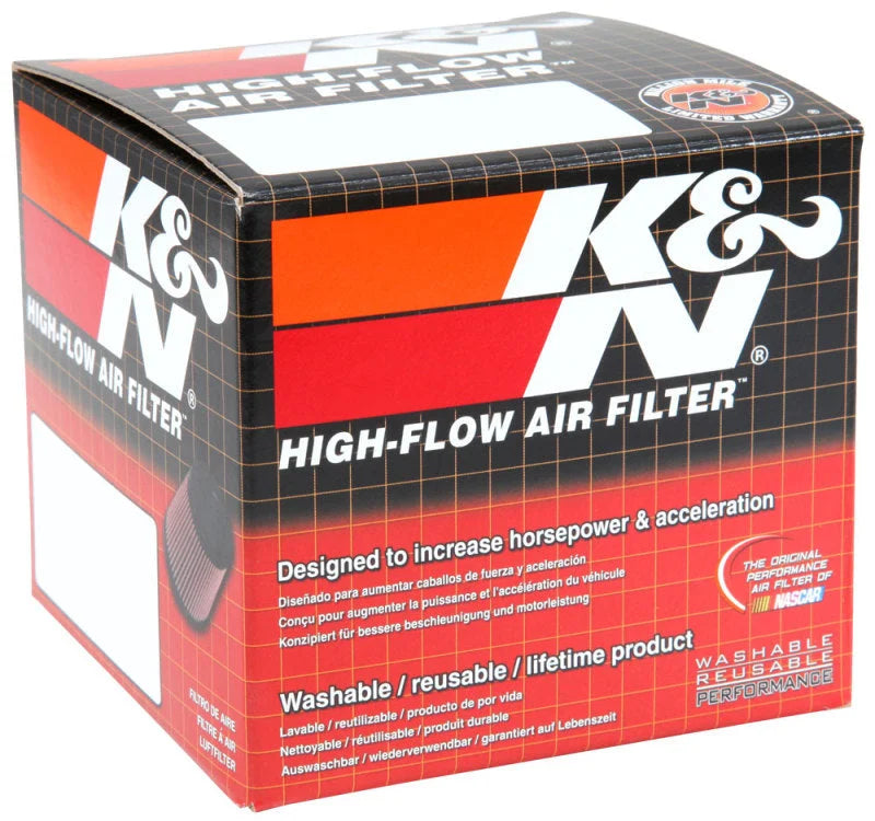 K&N Filter Universal Rubber Filter Oval Tapered 4in Base O/S L x 3.5in Top O/S L x 2.75in H - Installation View