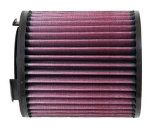 Load image into Gallery viewer, K&amp;N Filter Universal Rubber Filter - Round Straight  3in ID x  5 5/8in OD x 6in Height - Back View