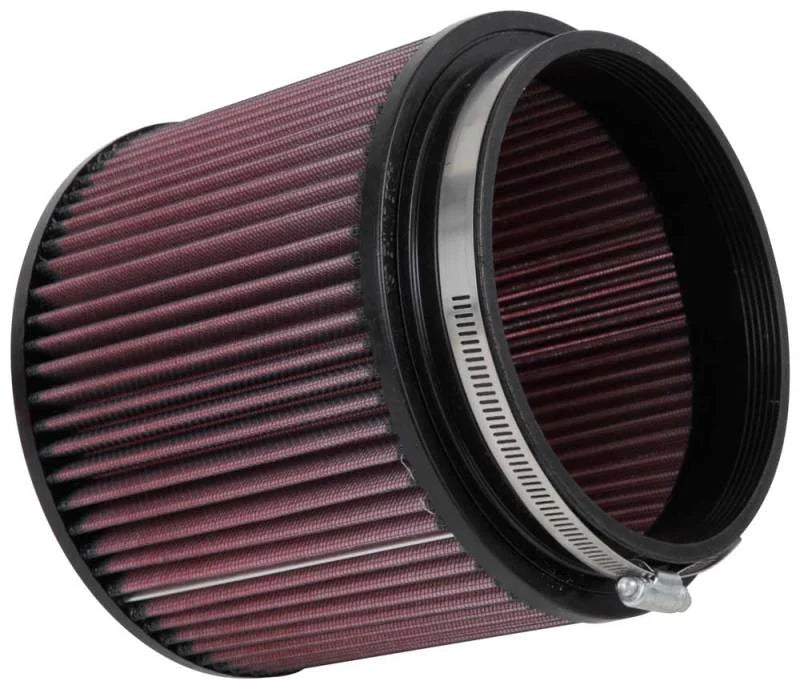 K&N Filter Universal Rubber Filter - Round Straight 3.5in Base OD x 3.5in Top OD x 5in H - Main Product View