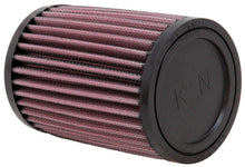 Load image into Gallery viewer, K&amp;N Filter Universal Rubber Filter - Round Straight 3.5in Base OD x 3.5in Top OD x 5in H - Side View