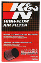 Load image into Gallery viewer, K&amp;N Filter Universal Rubber Filter - Round Straight 3.5in Base OD x 3.5in Top OD x 5in H - Additional View 5