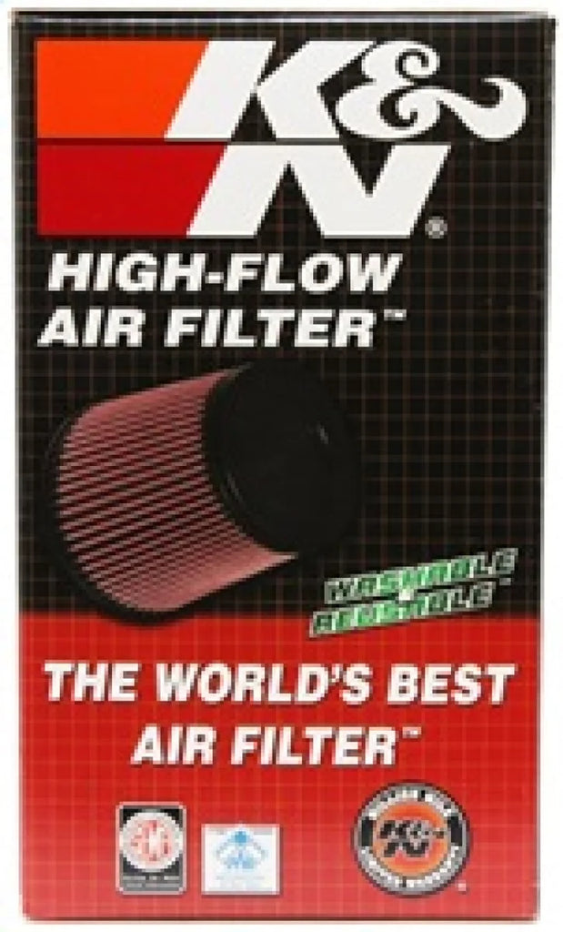 K&N Filter Universal Rubber Filter Round Straight 3.5in Flange ID x 5in OD x 8.5in H - Additional View 8