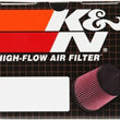 Load image into Gallery viewer, K&amp;N Filter Universal Rubber Round Air Filter 20 Deg Flange Angle 2.25in Flange ID x 3.5in OD x 6in H - Back View