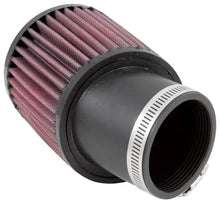 Load image into Gallery viewer, K&amp;N Filter Universal Rubber Round Straight Filter 20 Deg Angled 2-7/16in Flange 3-3/4in OD 4in H - Side View