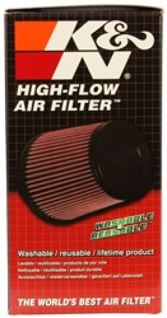 K&N Filter Universal Rubber Round Straight Filter 20 Deg Angled 2-7/16in Flange 3-3/4in OD 5in H - Additional View 5