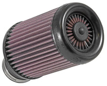 Load image into Gallery viewer, K&amp;N Filter Universal X Stream Clamp-On 2.438in Flange ID x 4.5in Base OD x 4in Top OD x 6.563in H - Side View