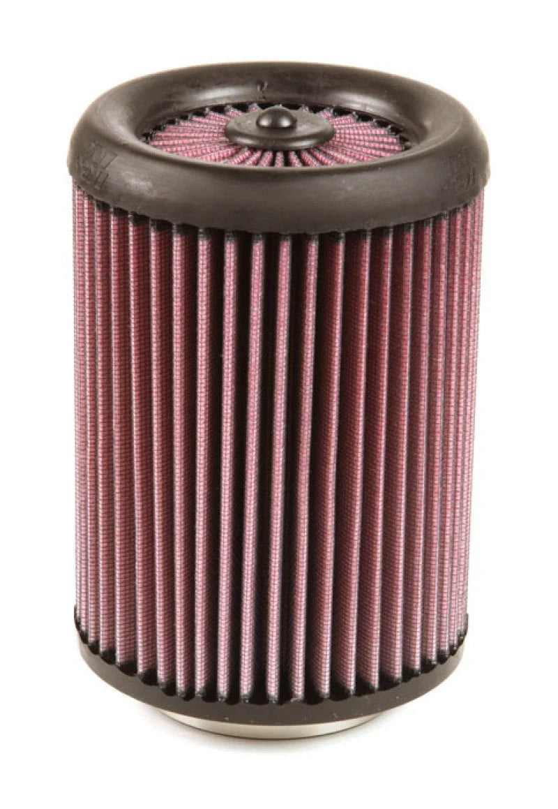 K&N Filter Universal X Stream Clamp-On Round Straight 3in Flange ID / 5in OD / 7in Height - Side View