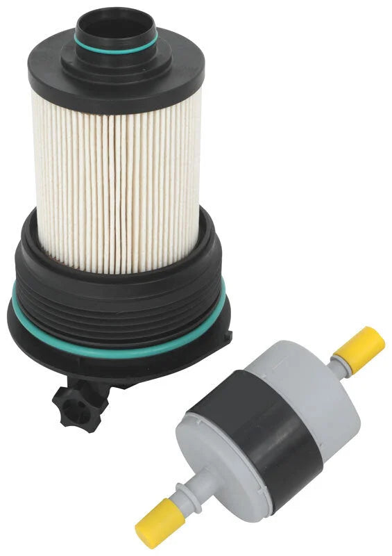 K&N Fuel Filter Diesel Truck fits 2018-2021 Ford F-150 KING RANCH 3.0L - Side View