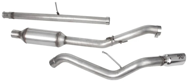 K&N GM 1500 5.3L Crewcab Cat Back Exhaust Kit - Back View