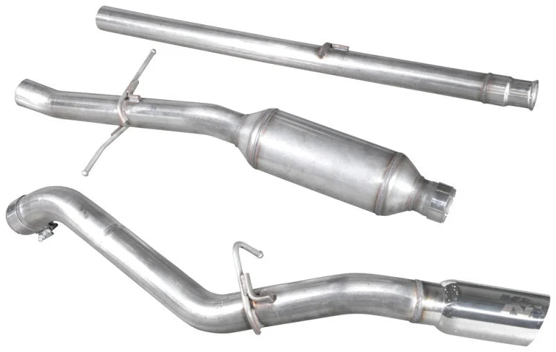 K&N GM 1500 5.3L K2XX Cat Back Exhaust Kit - Installation View