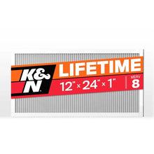 Load image into Gallery viewer, K&amp;N HVAC Filter 12 X 24 X 1 Merv 8 - Main Product View