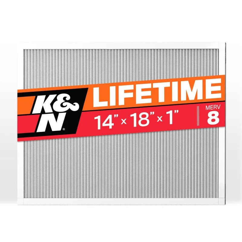 K&N HVAC Filter 14 X 18 X 1 Merv 8 - Main Product View