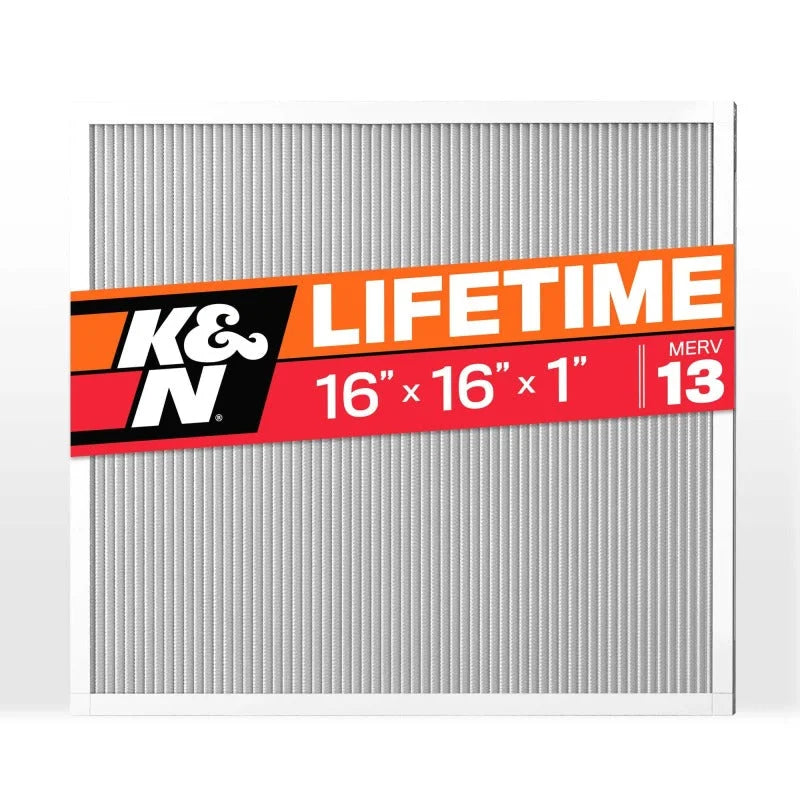 K&N HVAC Filter 16 X 16 X 1 Merv 13 - Main Product View